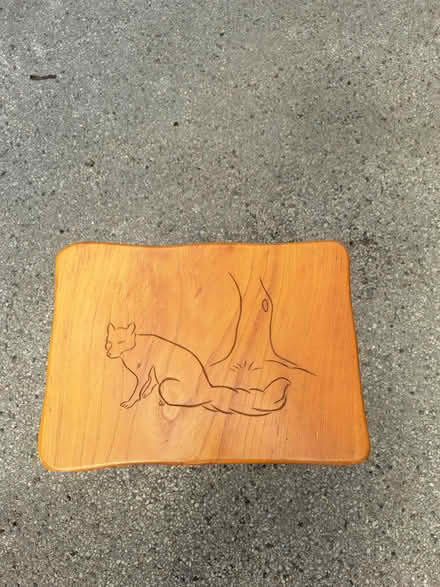Photo of free Wooden side table (Darley Hillside DE4) #2