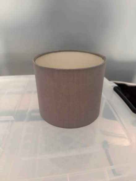 Photo of free B&Q Small Grey Lampshade (Springfield CM1 6) #1