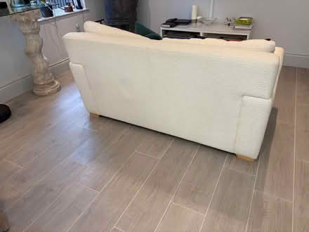 Photo of free White 2 seater sofa (KT13 Weybridge) #2