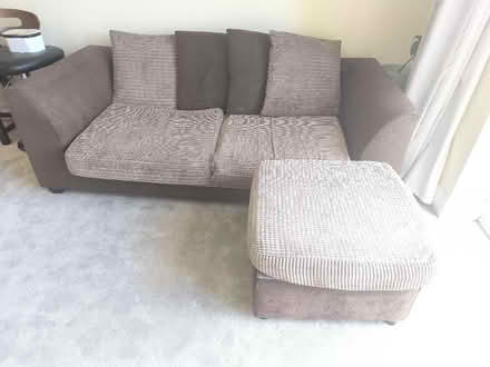 Photo of free Brown fabric sofa (Solihull B90) #1