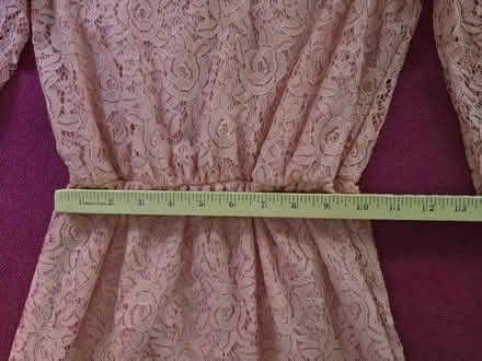 Photo of free Long Sleeve Pink Lace Dress - Small (West 7th) #4