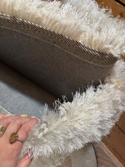 Photo of free Large white rug (Shawlands G41) #3