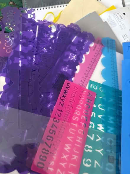 Photo of free Scrapbooking and craft stencils (Blaney and Bollinger) #1