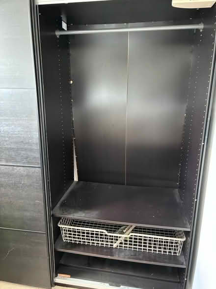 Photo of free Black ikea pax wardrobe (Hoddesdon, EN11) #3