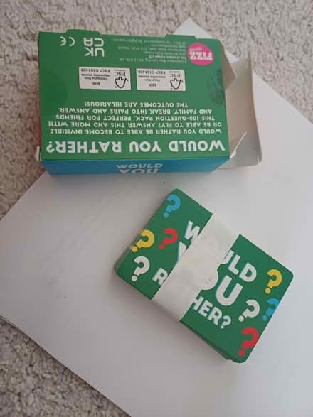 Photo of free Would you rather? Family card game (Lordswood ME5) #2