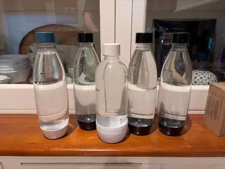 Photo of free Soda Stream + bottles (Brookline) #2