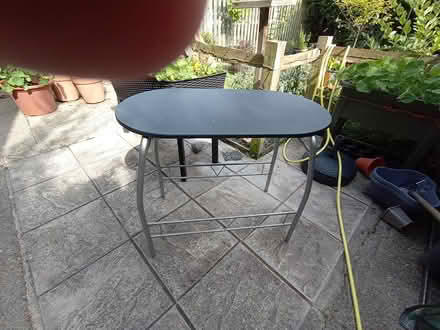 Photo of free Bistro table,no chairs (Stone Cross BN23) #1