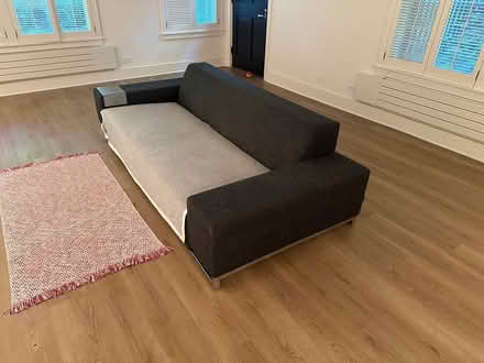 Photo of free Dark grey used couc/ sofa (Lexington) #4