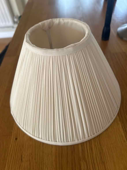 Photo of free 25cm cream lampshade (RH5 Forest Green) #1