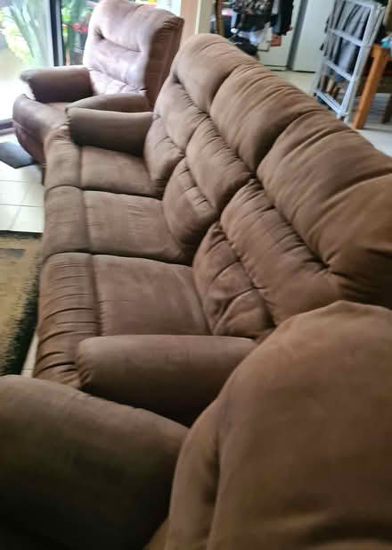 Photo of free Lounge + 2 Recliner Chairs (Ashby) #1