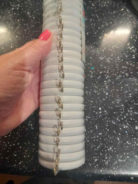 Photo of free White curtain rings (Worle, Weston super Mare) #4