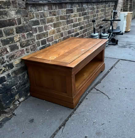 Photo of free Wooden coffee table (Selhurst SE25) #2