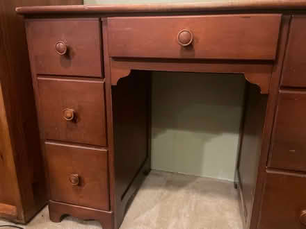 Photo of free Wooden desk (Barcroft, Arlington) #1