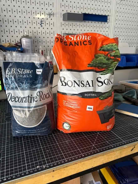 Photo of free Bansai rock + soil bucket (Walnut Creek) #1