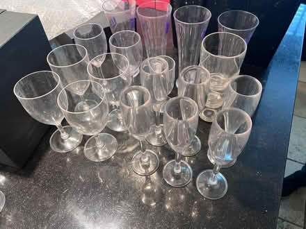 Photo of free Selection of Plastic Wine Glasses (Great Missenden, HP16) #1