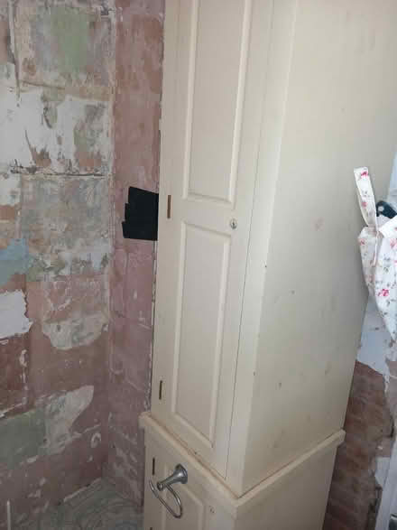 Photo of free Tall wooden cabinet cupboard (Hadleigh SS7) #2