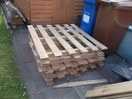 Photo of free 4 Euro Pallets in very good condition (Heald Green SK8) #1