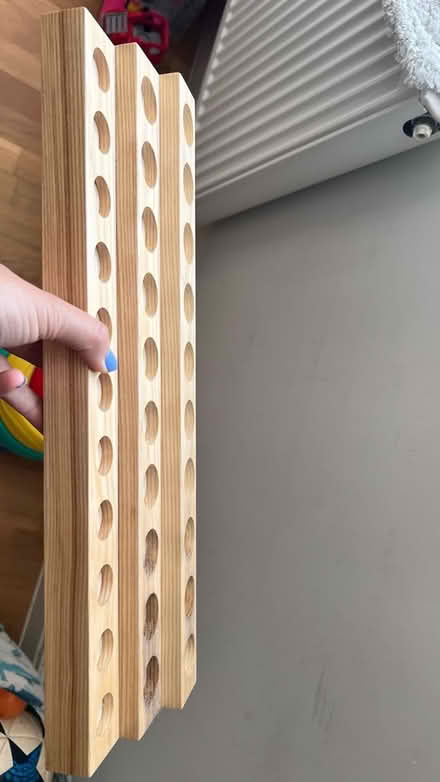 Photo of free Wooden bottle shelf (HA0) #2