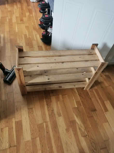 Photo of free Wooden shoe rack/shelves (Dublin 8) #2