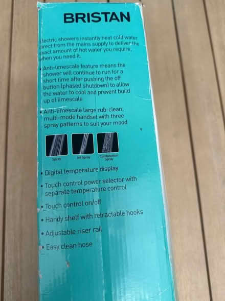 Photo of free Brisbane Electric Shower (Top Amersham HP6) #3