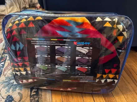 Photo of free Queen reversible blanket (Main/Danforth) #1