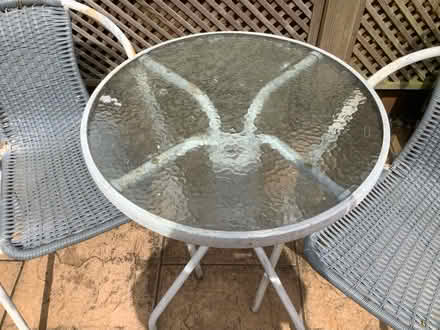 Photo of free Garden bistro set needs tlc (Merley BH21) #2