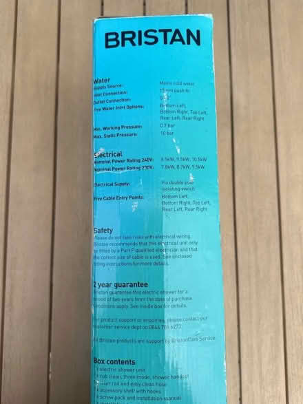 Photo of free Brisbane Electric Shower (Top Amersham HP6) #4