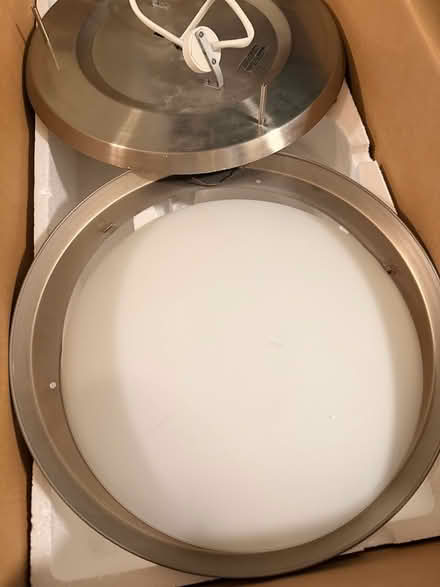 Photo of free Glass Ceiling Light Fixture (Rathburn and Creditview) #1
