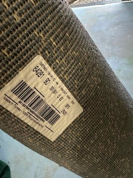 Photo of free Light blue rug (Crawley Down) #3