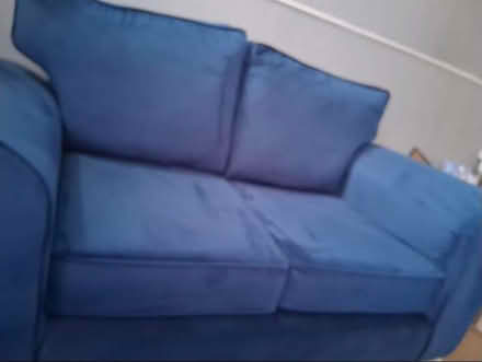 Photo of free Blue sofa (East Sheen SW14) #2