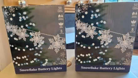 Photo of free 2 lots snowflake fairy lights (AL1) #1