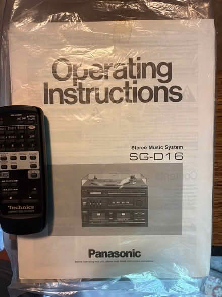 Photo of free Panasonic stereo system plus (S Garland St and W Yale Ave) #3