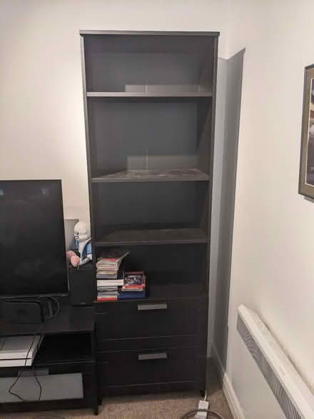 Photo of free IKEA black Brimnes bookcase (West Street S1) #1