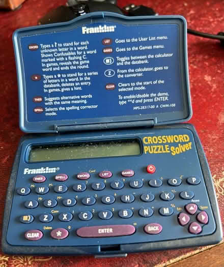 Photo of free Franklin crossword puzzle solver (Ironbridge TF8) #1