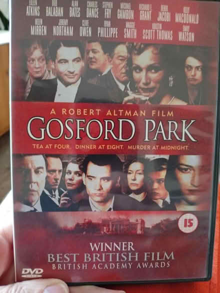 Photo of free Gosford Park DVD (Buxworth SK23) #1