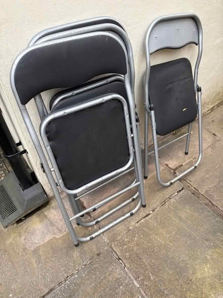 Photo of free 4 foldaway garden chairs (Stanycliffe M24) #1