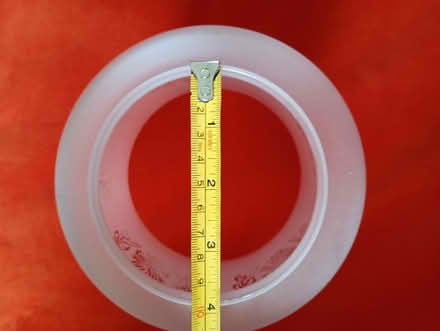 Photo of free Frosted Victorian Style Light Shade (Buxworth SK23) #2