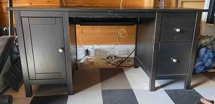 Photo of free ikea office desk black (Nr Yeovil) #3
