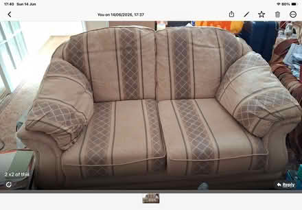 Photo of free Two seater sofa as seen (Luton LU1) #1