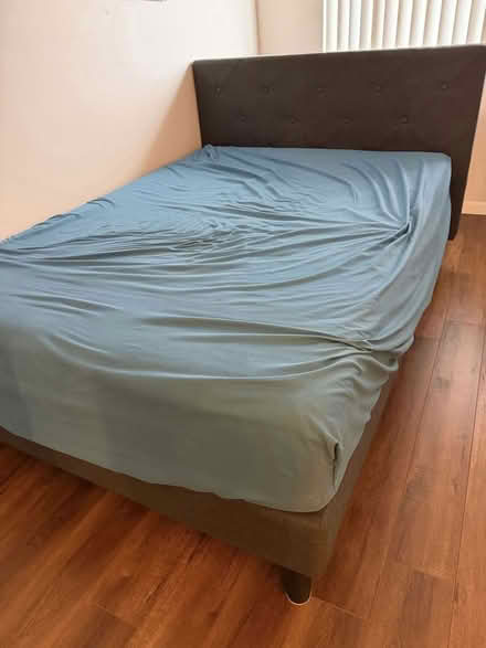 Photo of free Full size mattress and bed frame (North Redondo Beach) #1