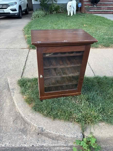 Photo of free Wine cabinet. Old (Arlington - Clarendon) #1