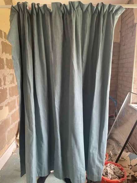 Photo of free Dunelm teal curtains (Dore, S17) #1