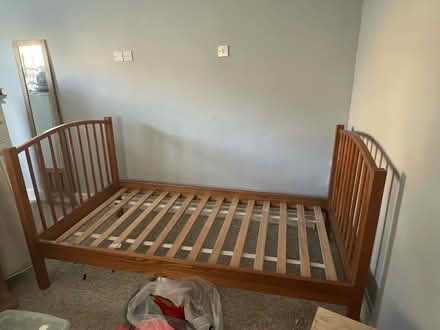 Photo of free Blue single bed (Wandsworth) #4