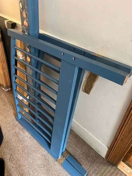 Photo of free Blue single bed (Wandsworth) #1