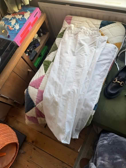 Photo of free White shower curtain (Harringay N4) #1