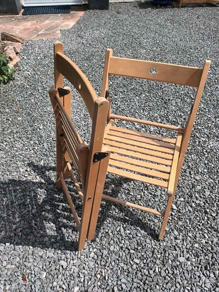 Photo of free Two Folding Chairs (Kirkoswald CA10) #2