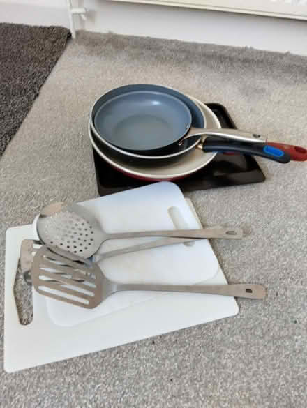 Photo of free Frying pans etc (Theale, Reading) #1