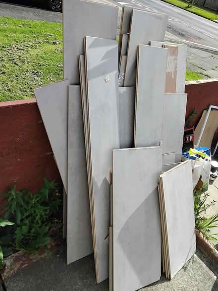 Photo of free Grey tile wooden flooring (Mottram SK14) #1
