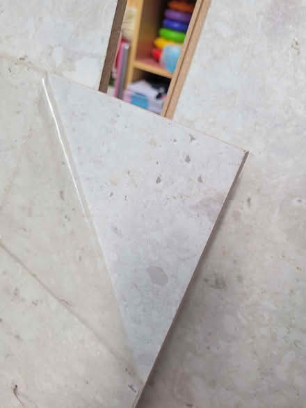 Photo of free Offcuts of light-coloured bathroom wall panels (Springfield CM1) #2