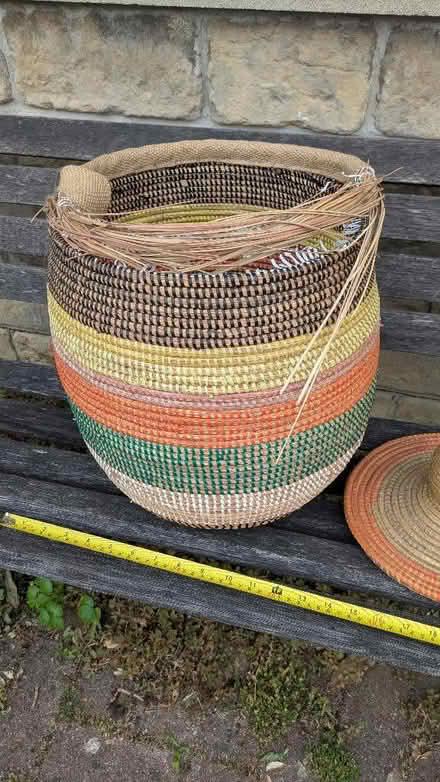 Photo of free Handmade basket, unfinished repair (Yatton Keynell SN14) #2